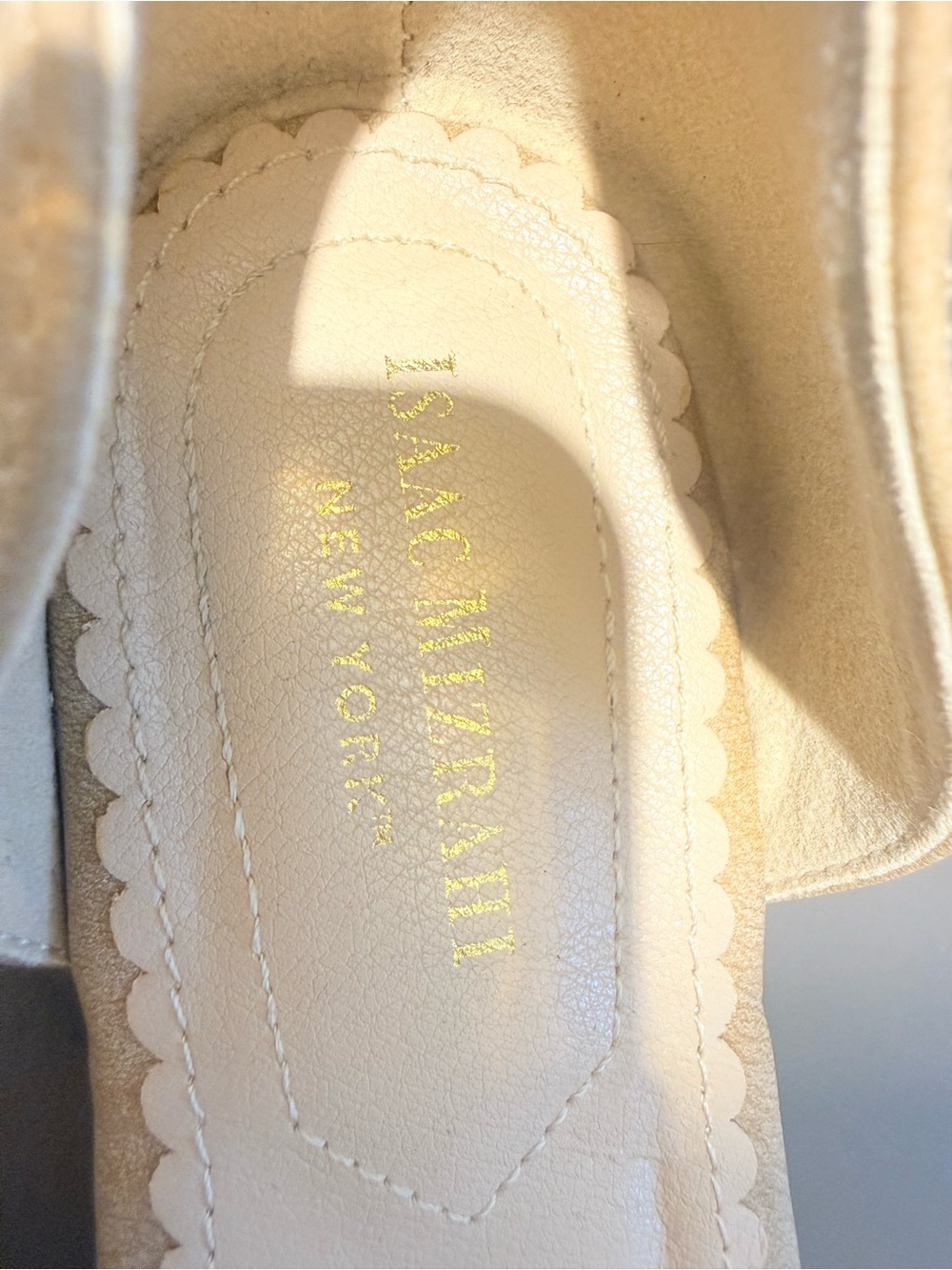Isaac Mizrahi Tan D'Orsay Loafers with Bow Accent Size 7.5 - Picture 5 of 11